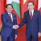 Chủ tịch Quốc hội Trần Thanh Mẫn hội kiến Tổng thống Myanmar Min Aung Hlaing