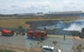 Vĩnh Long: Cháy bãi cỏ khô giữa khu công nghiệp, nhiều người hoảng hốt