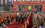 Bình Nhưỡng duyệt binh lớn, ông Kim Jong-un cùng phu nhân, con gái tham dự