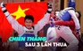 Võ sĩ taekwondo vỡ òa trước chiến thắng sau 3 lần thua Thái Lan ở SEA Games