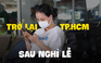 Hối hả đón xe trở lại TP.HCM sau kỳ nghỉ lễ dài