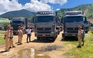 Phát hiện đoàn xe hổ vồ độ thùng, ‘thất nghiệp’ bên Lào về nước