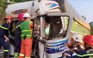 ‘Nghẹt thở’ giải cứu tài xế gặp nạn ở đường dẫn hầm Hải Vân