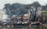 Xót xa cảnh hoang tàn tại kênh Tàu Hủ sau vụ cháy