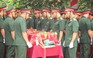 Truy điệu và an táng 87 hài cốt liệt sĩ được tìm thấy tại Lào