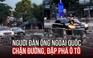 Người đàn ông ngoại quốc chặn đường, đập phá xe ô tô ở Nha Trang