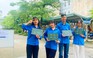 Thành đoàn Hà Nội thăm, tặng quà tình nguyện viên Tiếp sức mùa thi 2024