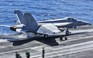Tàu sân bay Mỹ cua gấp né đạn Houthi, tiêm kích FA-18 rơi xuống biển
