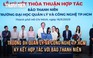 Trường ĐH Quản lý và Công nghệ TP.HCM và Báo Thanh Niên ký kết hợp tác phát triển nghề nghiệp cho sinh viên