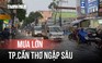 Cần Thơ: Mưa lớn, nhiều tuyến đường ngập nặng