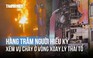Lửa bao trùm tòa nhà thức ăn nhanh ở vòng xoay Lý Thái Tổ