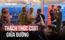 Thách thức CSGT giữa đường, 4 người bị khống chế trong đêm