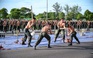 Mãn nhãn với màn biểu diễn võ thuật trong lễ ra quân của Công an tỉnh Gia Lai