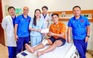 Thủ môn Hồ Văn Ý vừa phẫu thuật dây chằng chéo trước, VFF thăm hỏi động viên