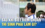 Sau khi biết điểm chuẩn, thí sinh phải làm gì?