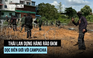 Quân đội Thái Lan dựng rào thép gai trên biên giới với Campuchia
