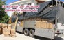 Bắt giữ xe tải biển số Lào chở lô hàng lớn không rõ nguồn gốc